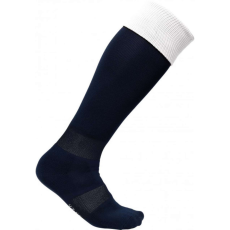 PROACT PA0300 hosszú szárú sportzokni kontrasztos színű felsö résszel Proact, Sporty Navy/White-35/38