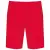 PROACT PA154 férfi sport rövidnadrág oldalzsebbel Proact, Red-XS
