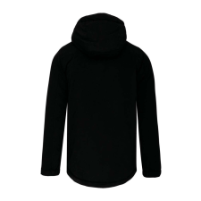 PROACT PA240 bársonyos tapintású unisex kapucnis kabát Proact, Black/White-L munkaruha