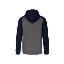 PROACT PA380 UNISEX TWO-TONE ZIPPED HOODED FLEECE JACKET L férfi pulóver, kardigán