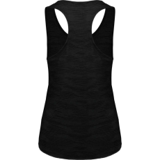 PROACT PA4009 laza szabású sporthátú ívelt aljú Női ujjatlan sportpóló Proact, Black-S