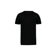PROACT PA4011 rövid ujjú környakas triblend unisex sportpóló Proact, Black-L