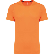 PROACT PA4012 férfi környakas rövid ujjú sportpóló Proact, Fluorescent Orange-XS