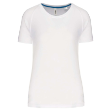 PROACT PA4013 rövid ujjú környakas Női sportpóló Proact, White-XL női póló
