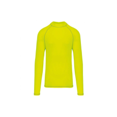 PROACT PA4017 hosszú ujjú férfi sportpóló UV védelemmel Proact, Fluorescent Yellow-XL