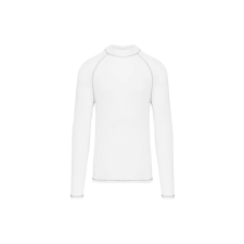 PROACT PA4017 hosszú ujjú férfi sportpóló UV védelemmel Proact, White-M férfi póló