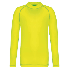 PROACT PA4018 gyerek hosszú ujjú sportpóló UV védelemmel Proact, Fluorescent Yellow-8/10