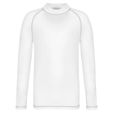 PROACT PA4018 gyerek hosszú ujjú sportpóló UV védelemmel Proact, White-12/14