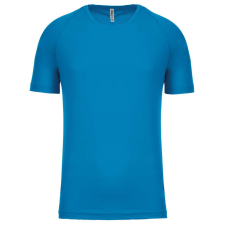 PROACT PA438 férfi környakas raglános rövid ujjú sportpóló Proact, Aqua Blue-S férfi póló