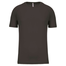 PROACT PA438 férfi környakas raglános rövid ujjú sportpóló Proact, Dark Grey-2XL