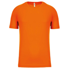 PROACT PA438 férfi környakas raglános rövid ujjú sportpóló Proact, Fluorescent Orange-2XL