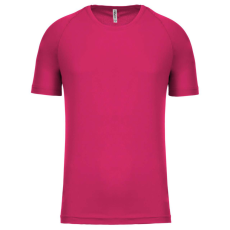 PROACT PA438 férfi környakas raglános rövid ujjú sportpóló Proact, Fuchsia-L