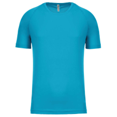 PROACT PA438 férfi környakas raglános rövid ujjú sportpóló Proact, Light Turquoise-M