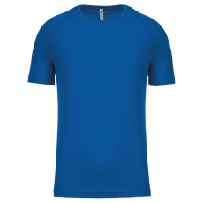 PROACT PA438 férfi környakas raglános rövid ujjú sportpóló Proact, Sporty Royal Blue-L