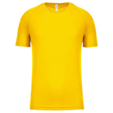 PROACT PA438 férfi környakas raglános rövid ujjú sportpóló Proact, True Yellow-M