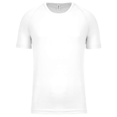 PROACT PA438 férfi környakas raglános rövid ujjú sportpóló Proact, White-XS