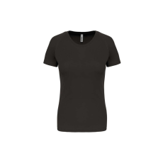 PROACT PA439 Női környakas raglános rövid ujjú sportpóló Proact, Dark Grey-XS