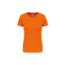 PROACT PA439 Női környakas raglános rövid ujjú sportpóló Proact, Fluorescent Orange-XL