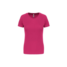 PROACT PA439 Női környakas raglános rövid ujjú sportpóló Proact, Fuchsia-L