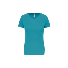 PROACT PA439 Női környakas raglános rövid ujjú sportpóló Proact, Light Turquoise-L