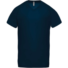 PROACT PA476 V-nyakú férfi rövid ujjú sportpóló Proact, Sporty Navy-2XL