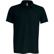 PROACT PA482 férfi rövid ujjú galléros sprtpóló Proact, Black-XL