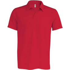 PROACT PA482 férfi rövid ujjú galléros sprtpóló Proact, Red-XL