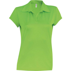 PROACT PA483 rövid ujjú Női galléros sprtpóló Proact, Lime-L