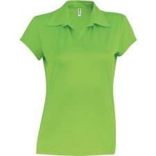 PROACT PA483 rövid ujjú Női galléros sprtpóló Proact, Lime-XL női póló