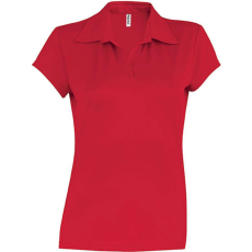 PROACT PA483 rövid ujjú Női galléros sprtpóló Proact, Red-S