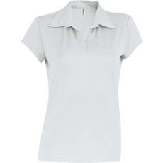 PROACT PA483 rövid ujjú Női galléros sprtpóló Proact, White-S