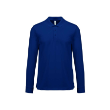 PROACT PA495 unisex hosszú ujjú galléros sprtpóló Proact, Sporty Navy-S férfi póló