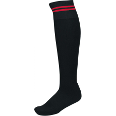PROACT Uniszex zokni Proact PA015 Striped Sports Socks -35/38, Black/Sporty Red