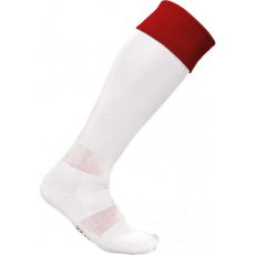 PROACT Uniszex zokni Proact PA0300 Two-Tone Sports Socks -39/42, White/Sporty Red