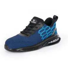 Procera Munkacipő TEXO-AIR BLUE S1, PROCERA, poliészter, fekete / sötétkék, 45 EU
