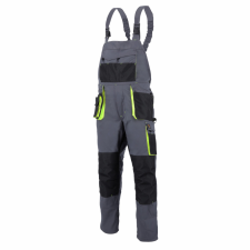 Procera Proman stretch 250 BIB nadrág szürke sárga - méret 60 munkaruha