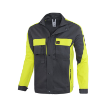 Procera Proplus kabát szürke és sárga - méret 62 munkaruha