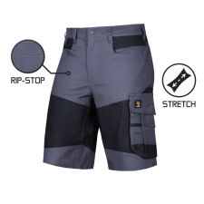 Procera Rövidnadrág Bari Spandex szürke méret 52 munkaruha