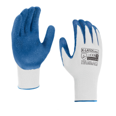 Procera X-latos latex bevonatos védőkesztyű kék 11