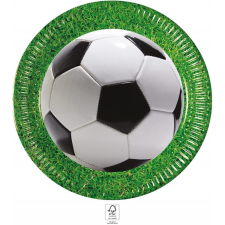 Procos Focis Soccer Field papírtányér 8 db-os 23 cm FSC party kellék