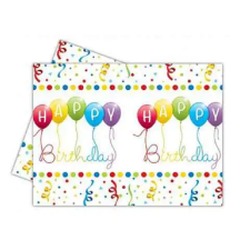 Procos Happy Birthday műanyag asztalterítő 120x180cm-es lakástextília