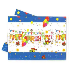 Procos Happy Birthday műanyag terítő 120x180cm lakástextília