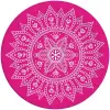 Procos Mandala fukszia-fehér 8db-os papírtányér szett 23cm-es