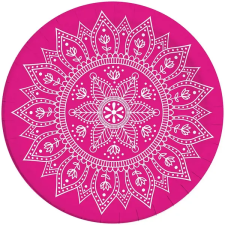 Procos Mandala fukszia-fehér 8db-os papírtányér szett 23cm-es party kellék