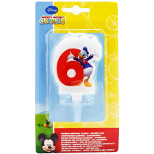 Procos Tortagyertya Mickey szám : 6 party kellék