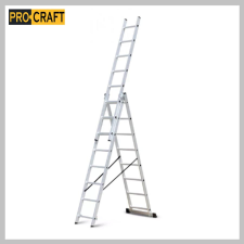 PROCRAFT Alumínium háromrészes létra 3x10 Procraft PLA3.676 létra és állvány