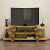 PRODA Flower Tv-állvány Dió Sárga