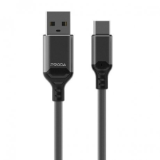 PRODA Leiyin PD-B14a kábel USB / USB-C 2.1A 1m, fekete kábel és adapter