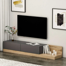 PRODA Majör- Tv-állvány Antracit Dió bútor