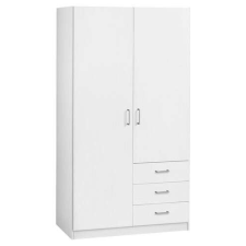PRODA Riava gardróbszekrény 97cm F 2D3S Fehér bútor